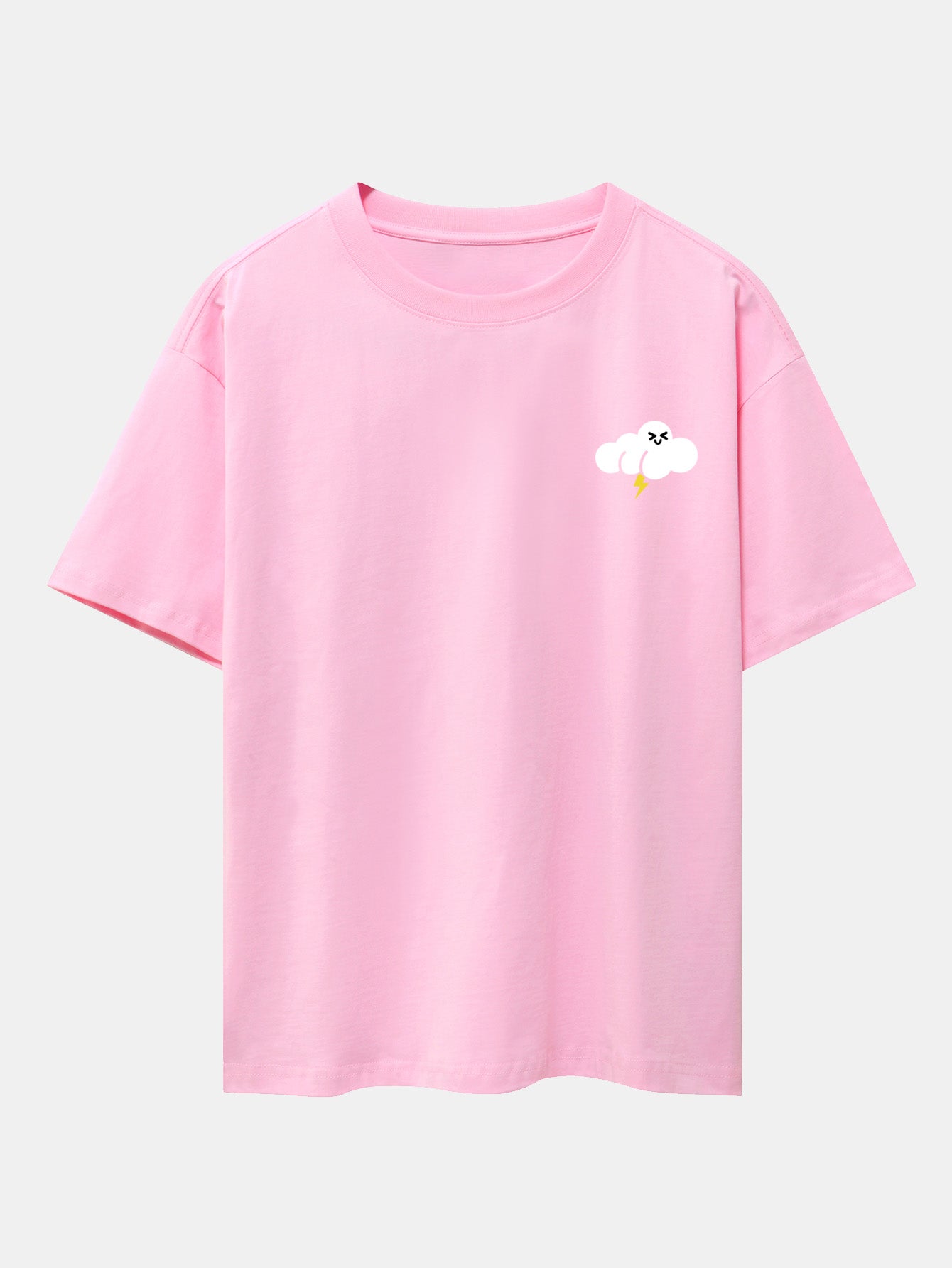 Hubert® | Thundercloud Print Drop Shoulder Oversize T-Shirt