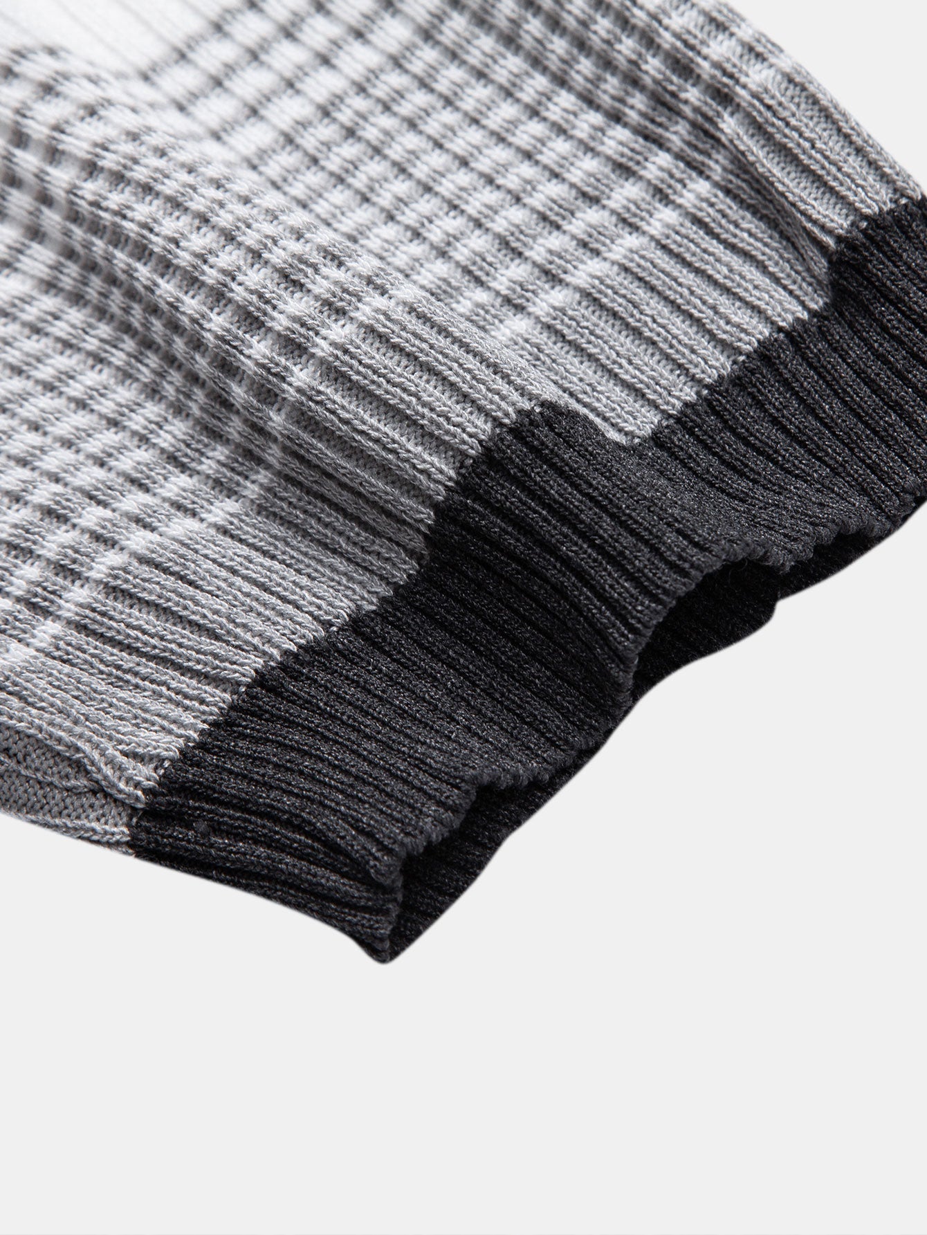 Samuel | Striped Gradient Knitted Polo Shirt