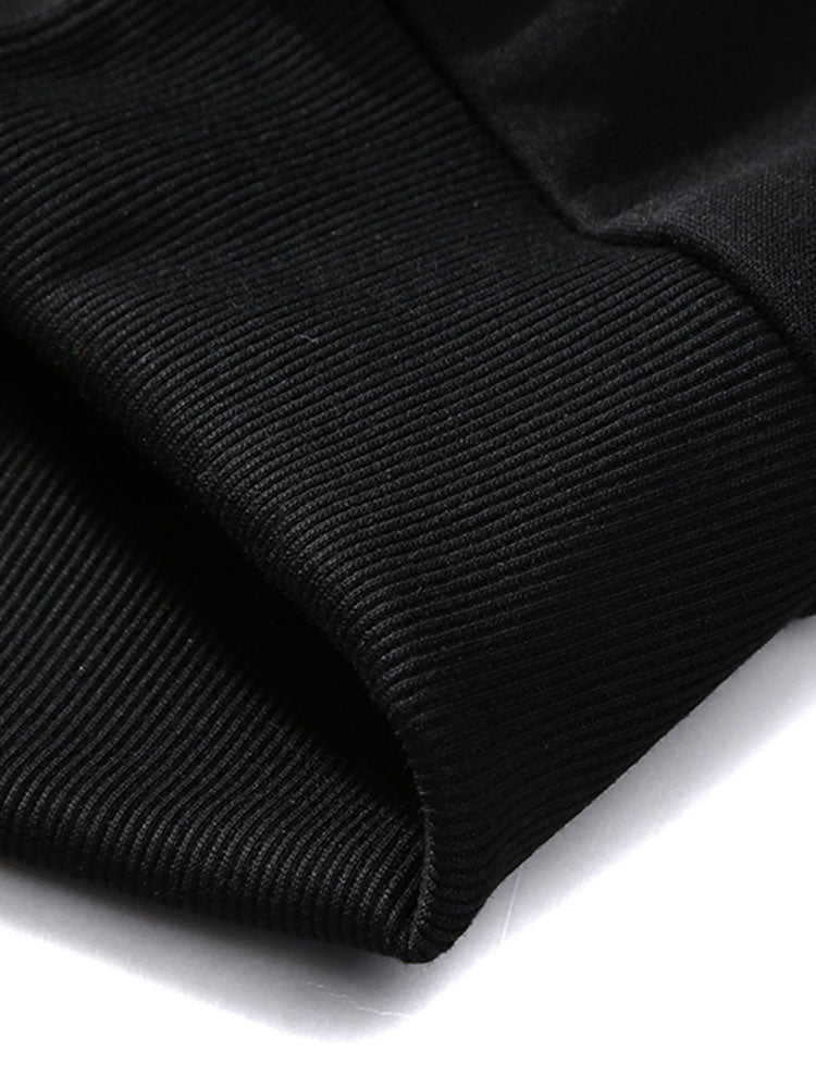 Daniel | Face Line Back Print Hoodie