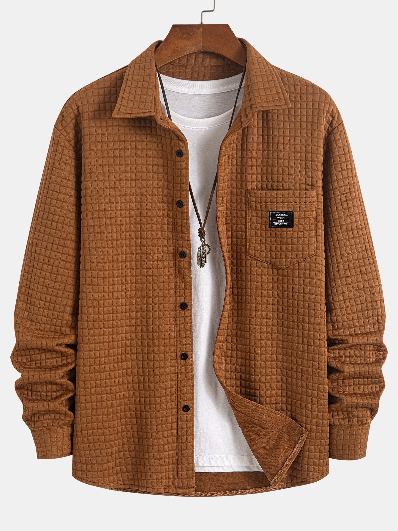 Tony® | Waffle Button Up Shirt