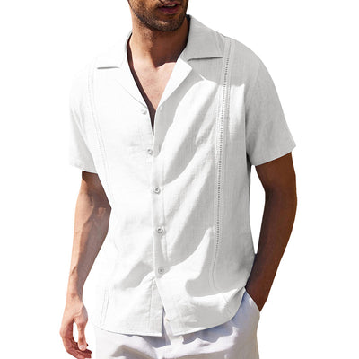 Juan® | Men'S Casual Short-Sleeved Linen Beach Shirt