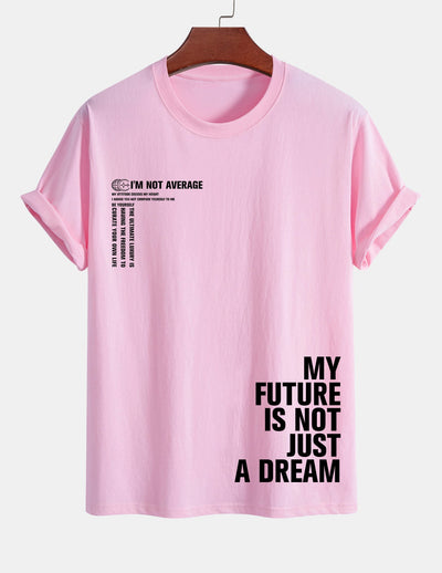 Urbano® | Positive Slogan Print Cotton T-Shirt