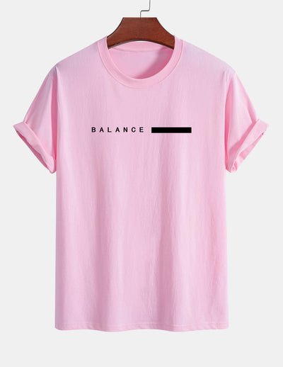 Numa® | Balance Stripe Print Cotton T-Shirt