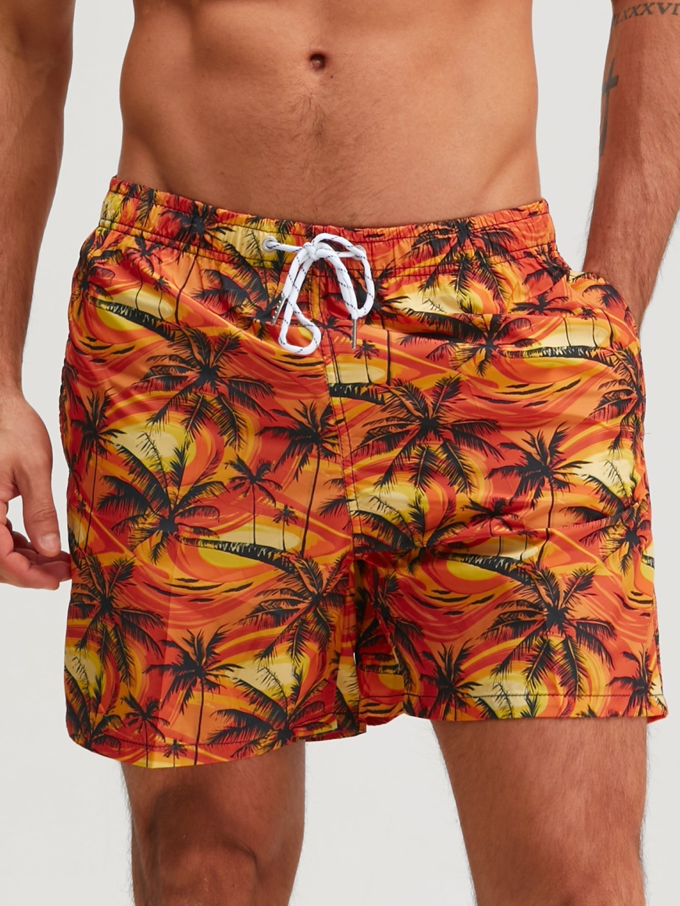 Blas® | Palm Tree Print Swim Shorts