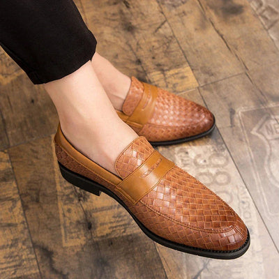 Oliver | Elegant Woven Loafers