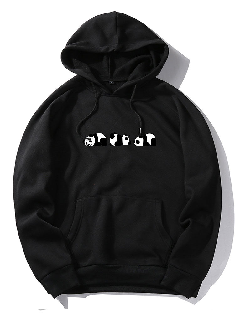Walter | Rolling Panda Print Hoodie