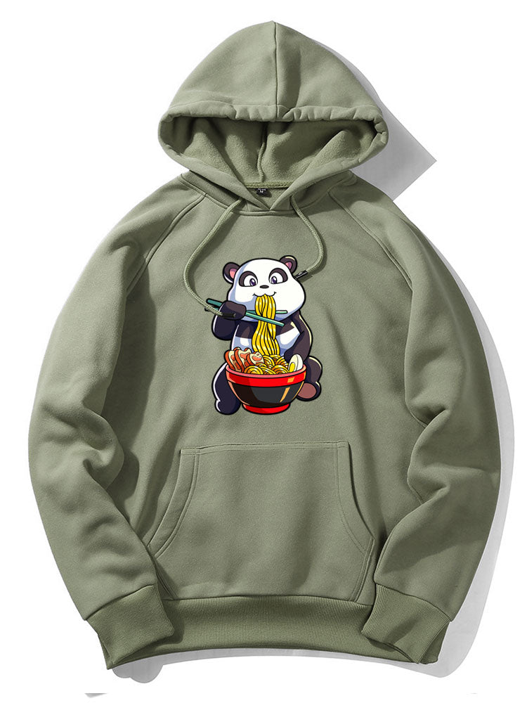 Orrin | Panda Eating Ramen Print Hoodie