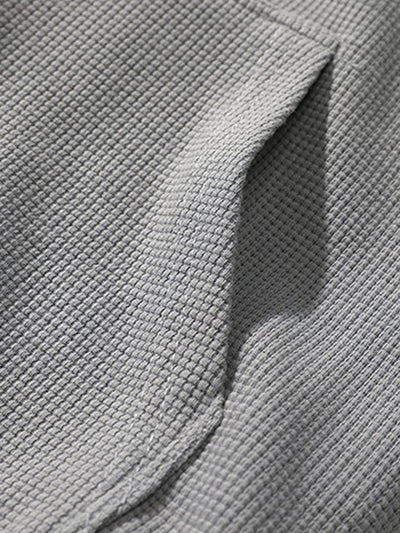 Gael | Relaxed Waffle Zip Hoodie