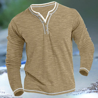 Jon® | Shirt With V-Neck And Long Sleeves
