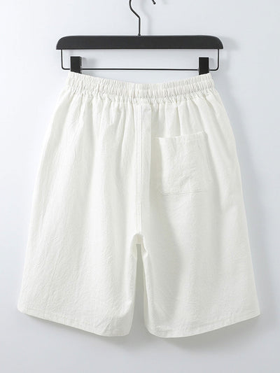 Laureano® | Man Cotton Drawstring Shorts