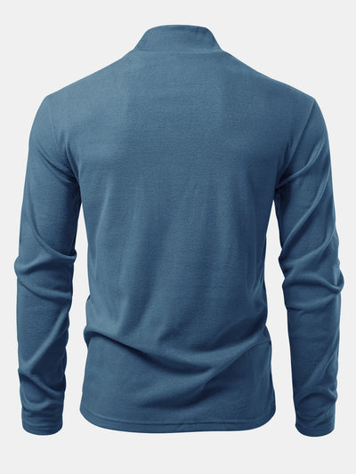 Levin® | Long Sleeve Mock Neck T-Shirt