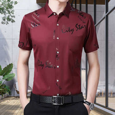 Kahlil® | Thin Short-Sleeved Shirt For Men
