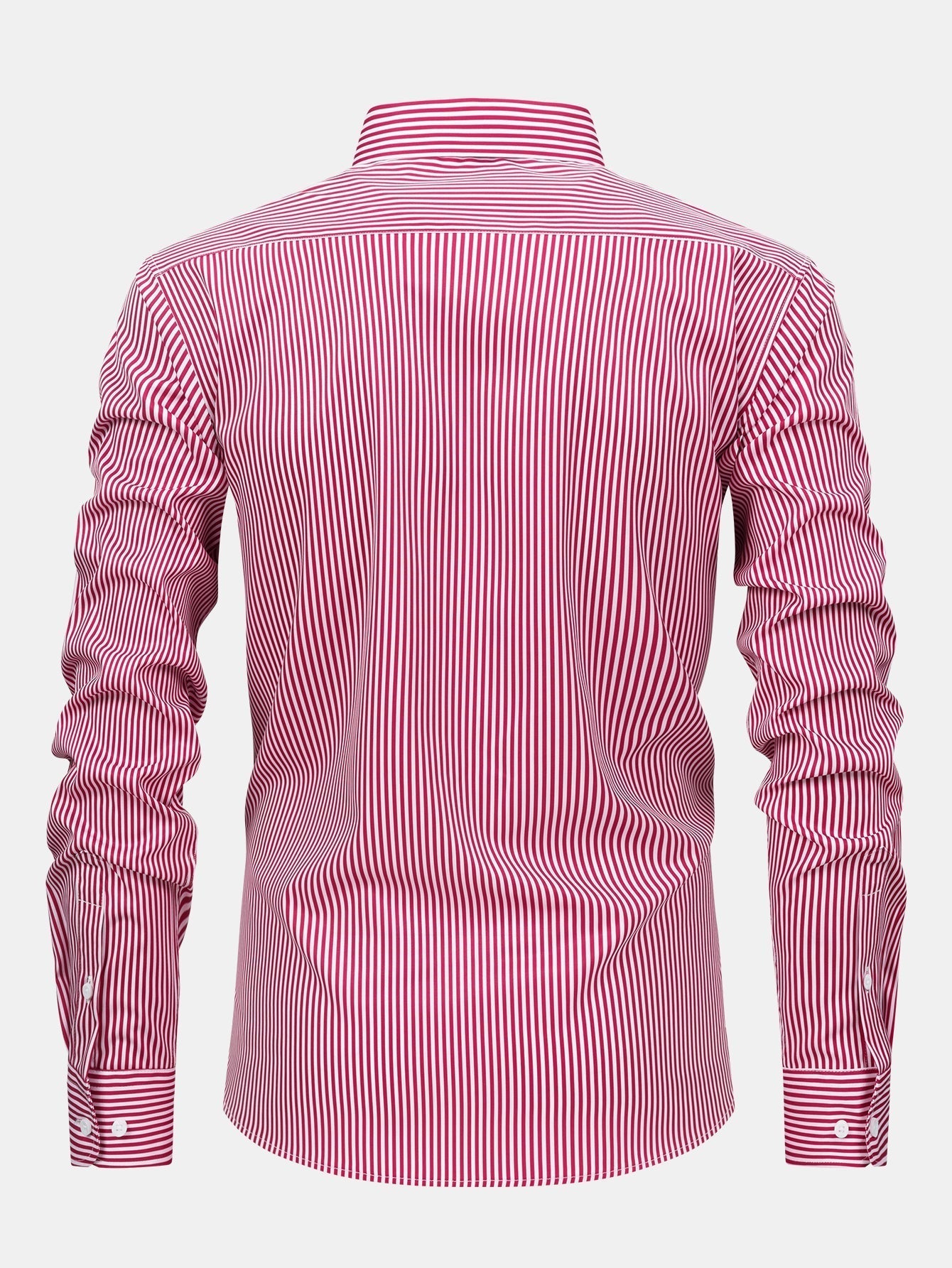 hola STRIPED LONG SLEEVE BUTTON-DOWN SHIRT