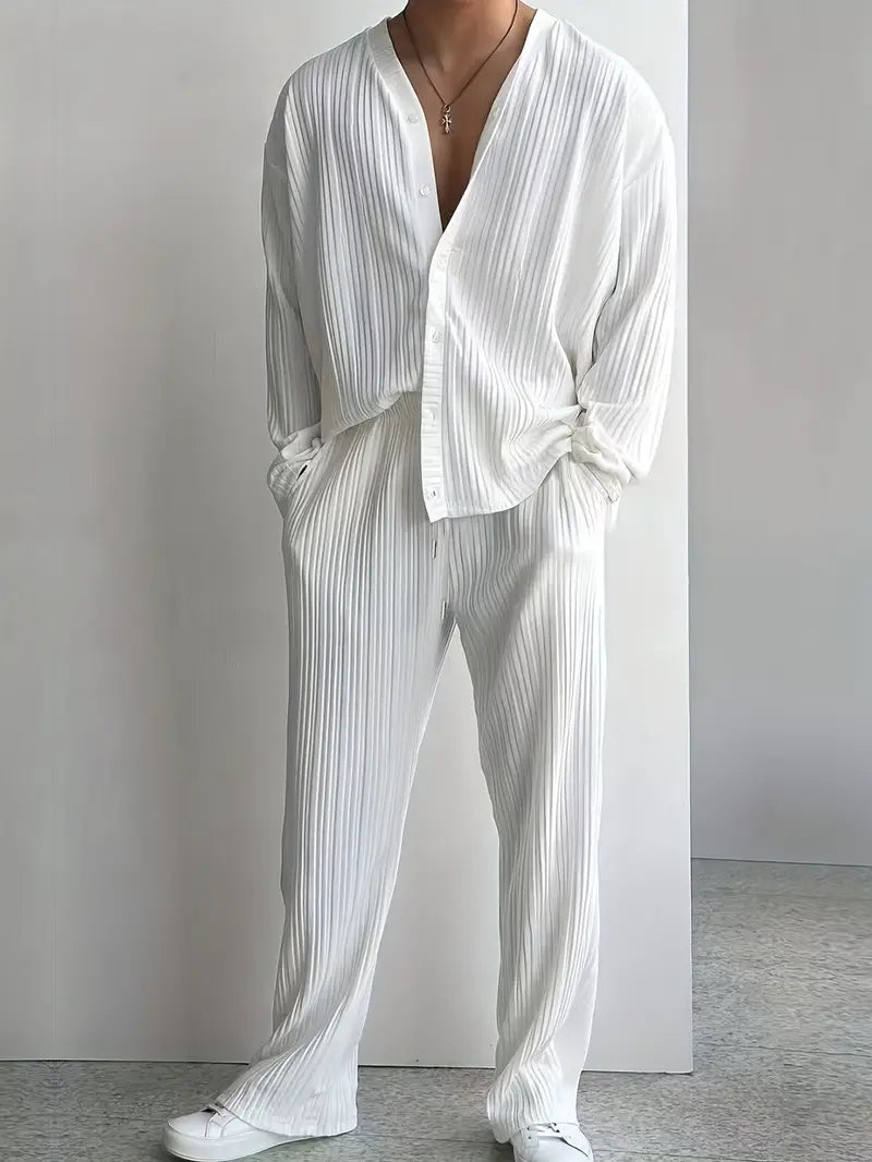 Levi® | Classic Ribbed Shirt And Trousers