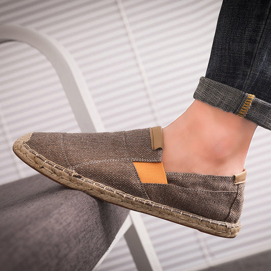 Kalan® | Stylish Handmade Canvas Straw Shoes