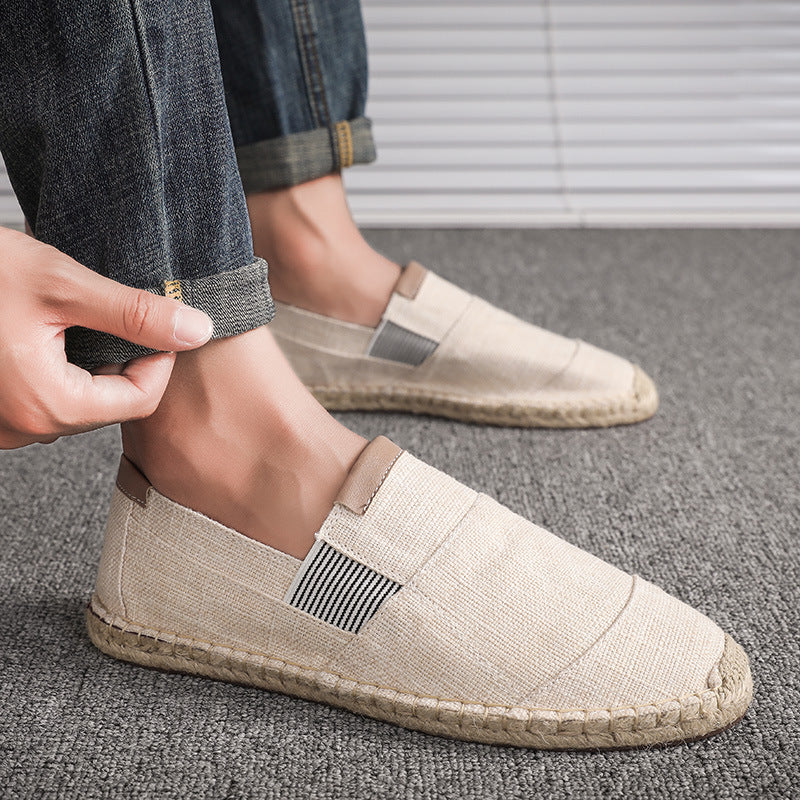 Kalan® | Stylish Handmade Canvas Straw Shoes