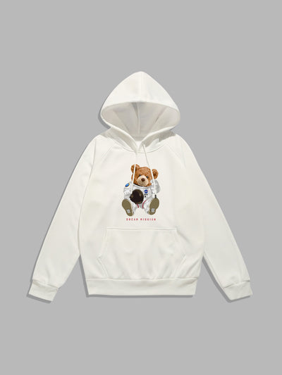 Justin | NASA Astronaut Bear Print Hoodie
