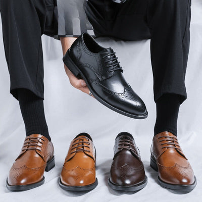 Zafar® | Pasera Genuine Leather Oxfords