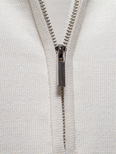 Franklin® | Contrast Trim Zipper Knit Polo Shirt