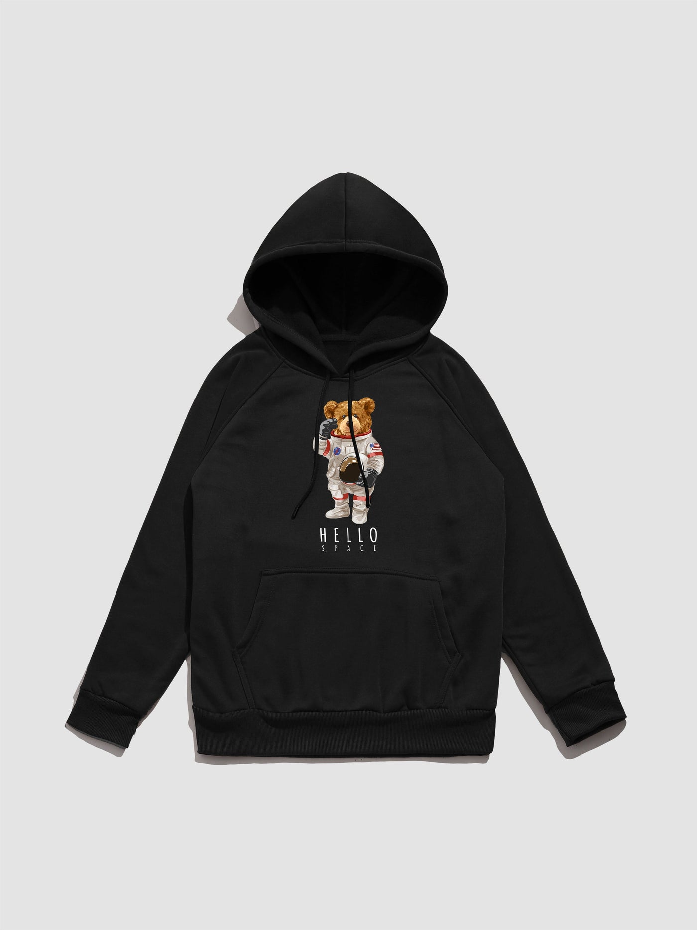 Oberon | Astronaut Bear Print Hoodie