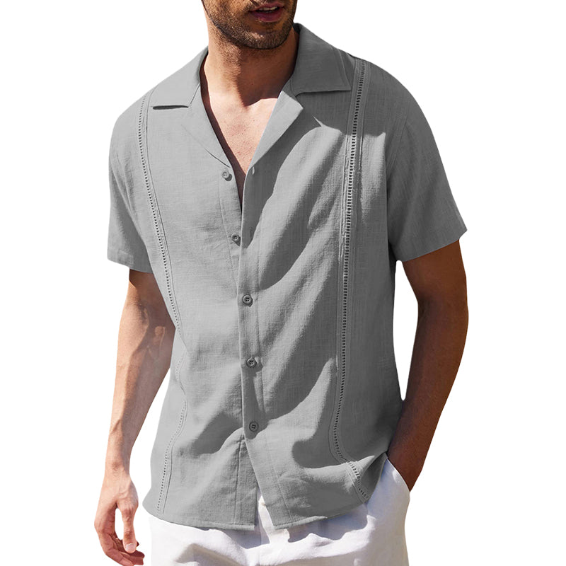 Juan® | Men'S Casual Short-Sleeved Linen Beach Shirt