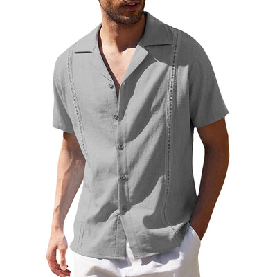 Juan® | Men'S Casual Short-Sleeved Linen Beach Shirt
