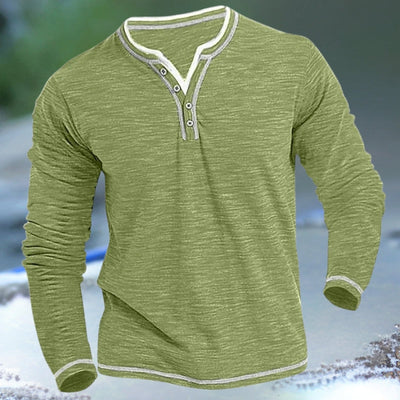 Jon® | Shirt With V-Neck And Long Sleeves