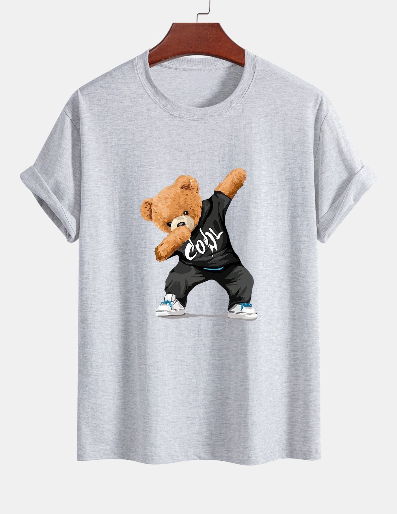 Guido® | Cool Bear Print Cotton T-Shirt