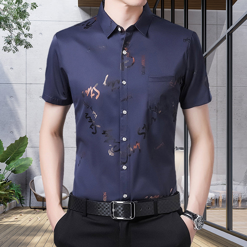 Kahlil® | Thin Short-Sleeved Shirt For Men