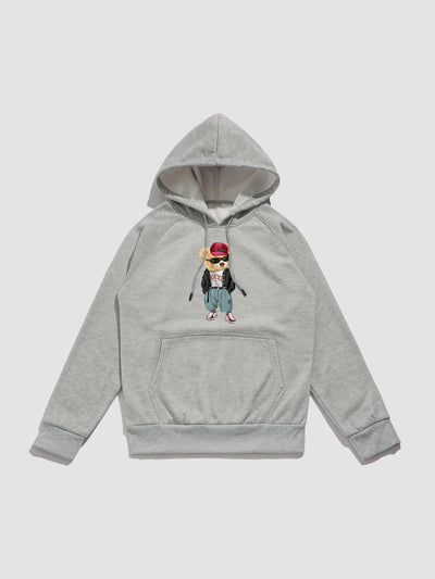 Orion | Hip Hop Style Bear Print Hoodie