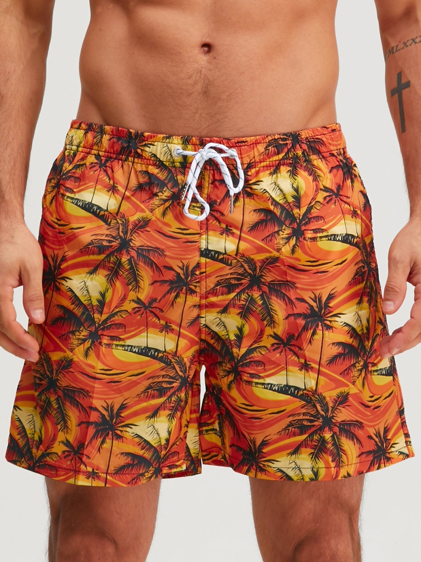 Blas® | Palm Tree Print Swim Shorts