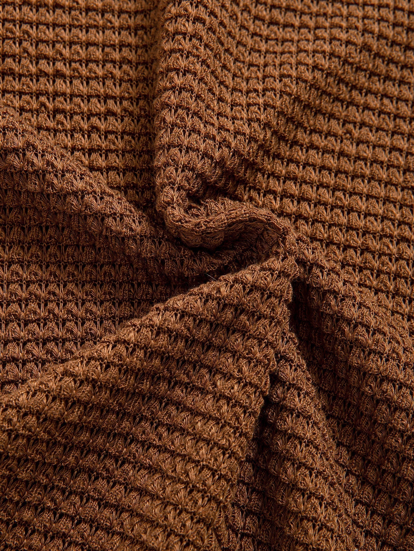 Mauricio® | Short Sleeve Waffle Ribbed Hem T-Shirt