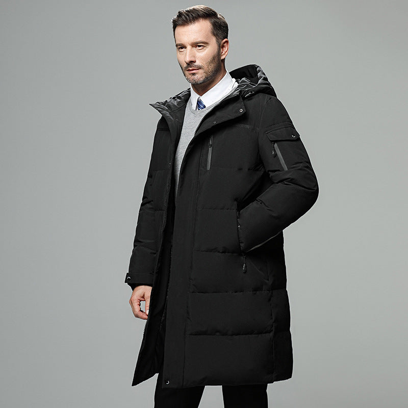 Godwin® | Elegant Long Down Jacket For Men
