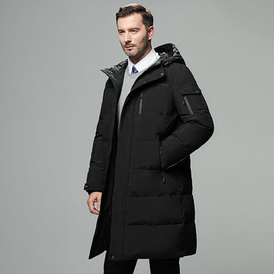 Godwin® | Elegant Long Down Jacket For Men