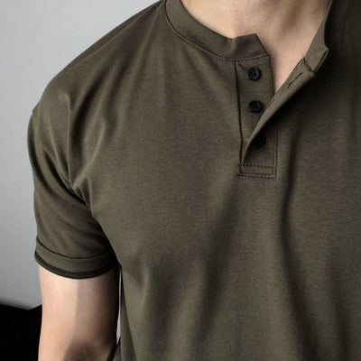 Aniceto® | DAEGU Buttoned Collar T-Shirt