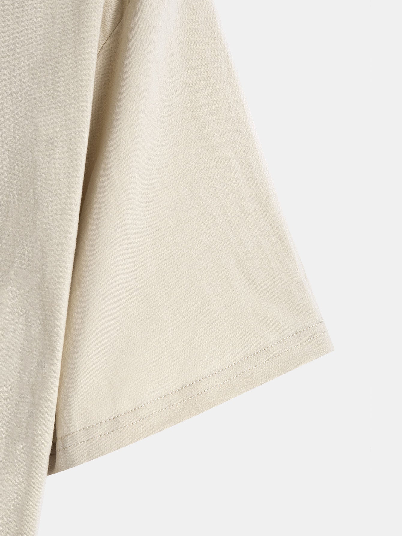 Erick® | Basic Cotton Arc Hem T-Shirt