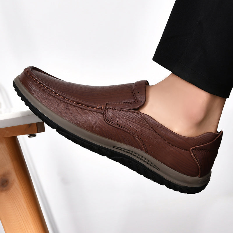 Kaspar® | Artur Genuine Leather Loafers