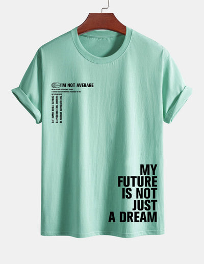 Urbano® | Positive Slogan Print Cotton T-Shirt