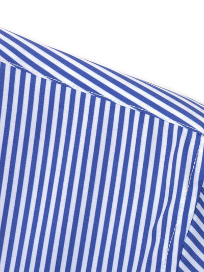 hola STRIPED LONG SLEEVE BUTTON-DOWN SHIRT & SLIM FIT SKINNY LEG PANTS