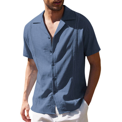 Juan® | Men'S Casual Short-Sleeved Linen Beach Shirt