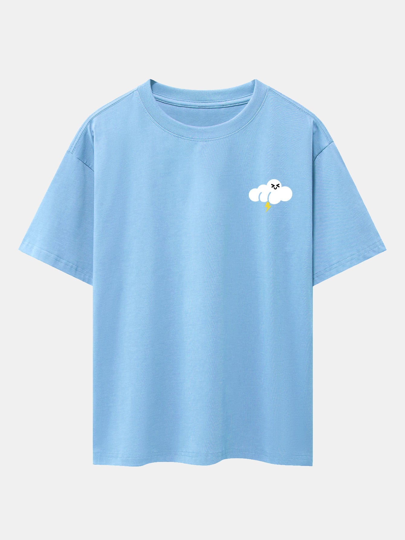 Hubert® | Thundercloud Print Drop Shoulder Oversize T-Shirt