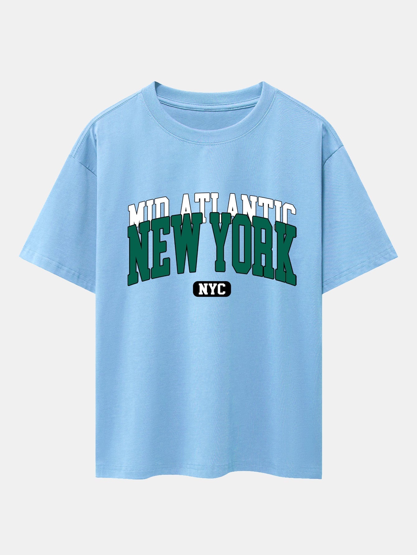 Ermenegildo® | New York Print Drop Shoulder Oversize T-Shirt