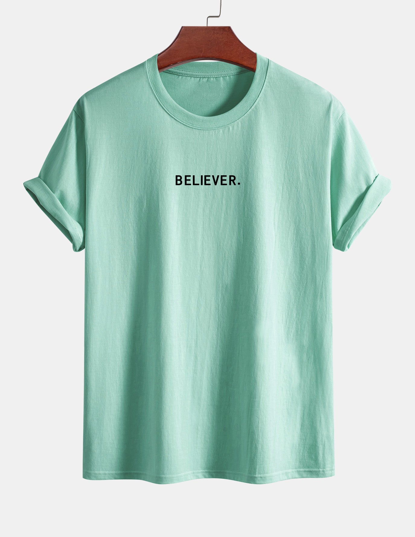 Octavio® | Believer Print Cotton T-Shirt