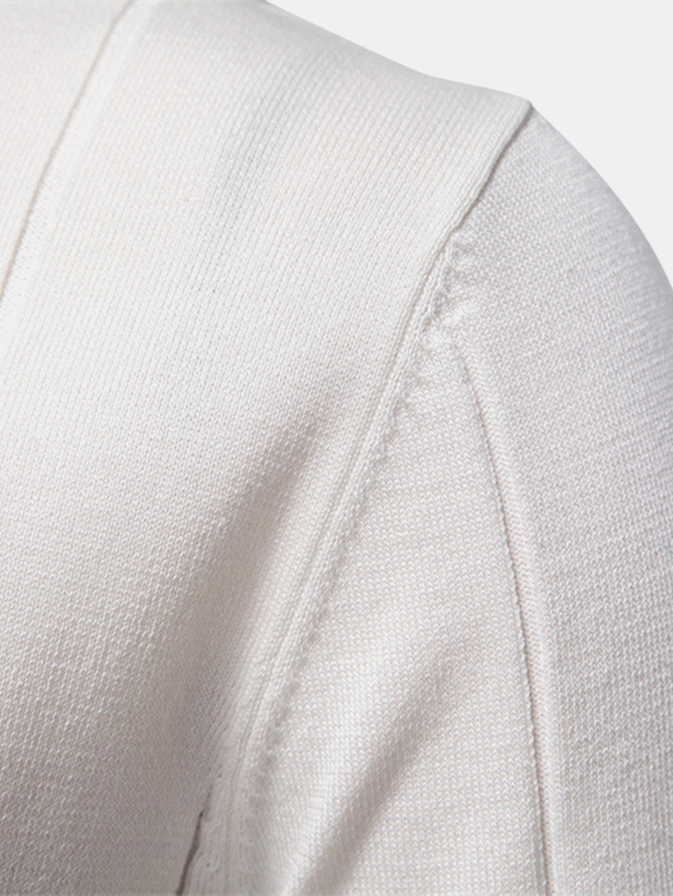 Grayson | Contrast Trim Zipper Knit Polo Shirt