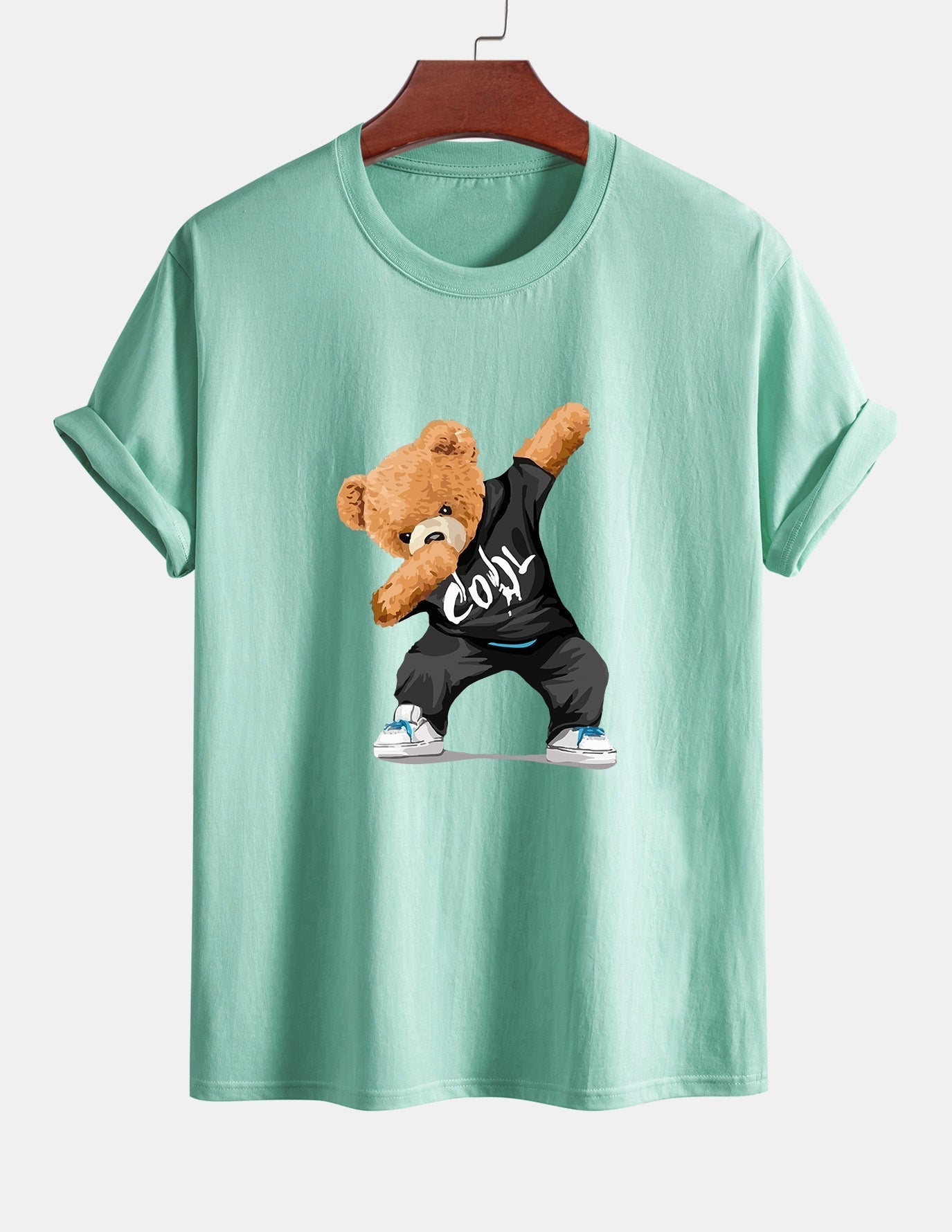 Guido® | Cool Bear Print Cotton T-Shirt