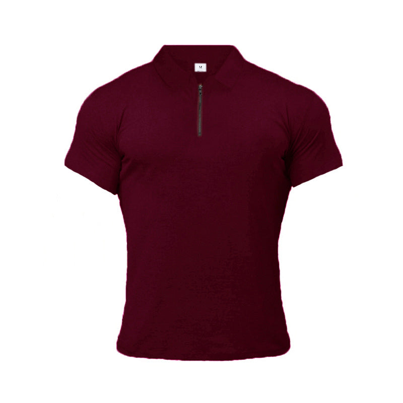Jorge® | Men'S Zip-Up Polo Shirt