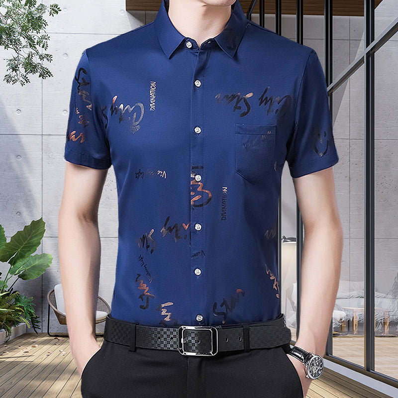 Kahlil® | Thin Short-Sleeved Shirt For Men