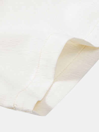 Glenn® | Textured Contrast Cuban Shirt