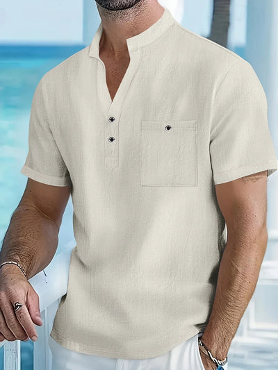 Nigel | Casual short-sleeved button-down shirt