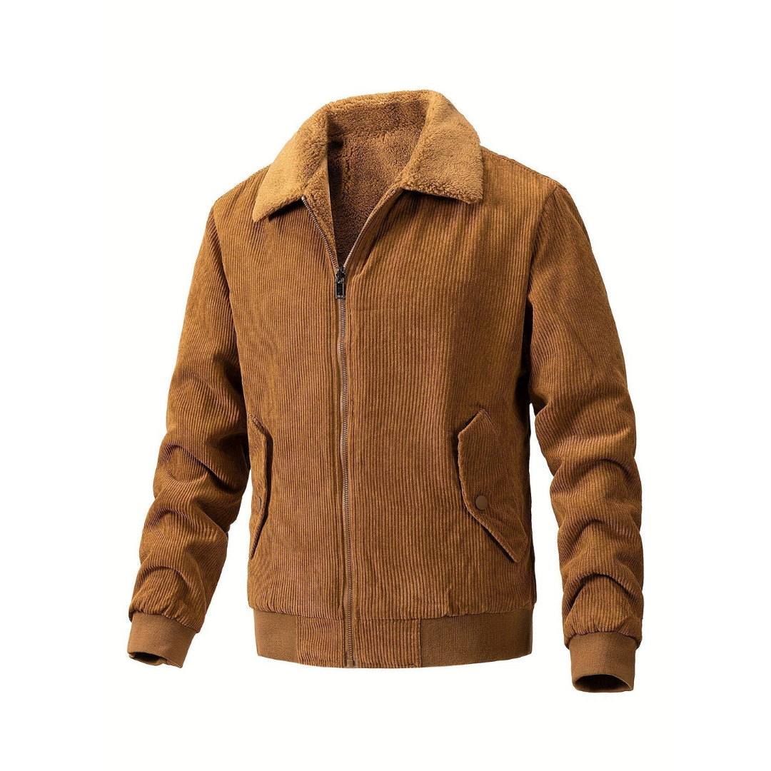 Raleigh® | Corduroy Jacket With A Soft Collar For Men